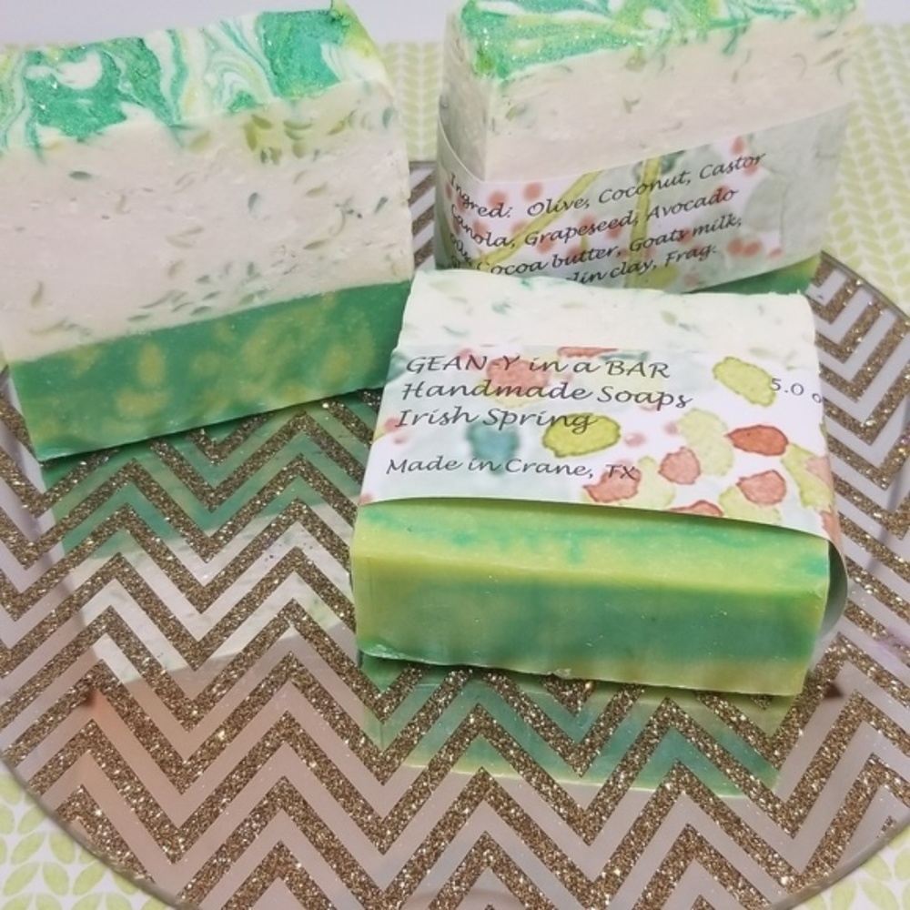 Irish Spring - Handmade Soap - Homemade